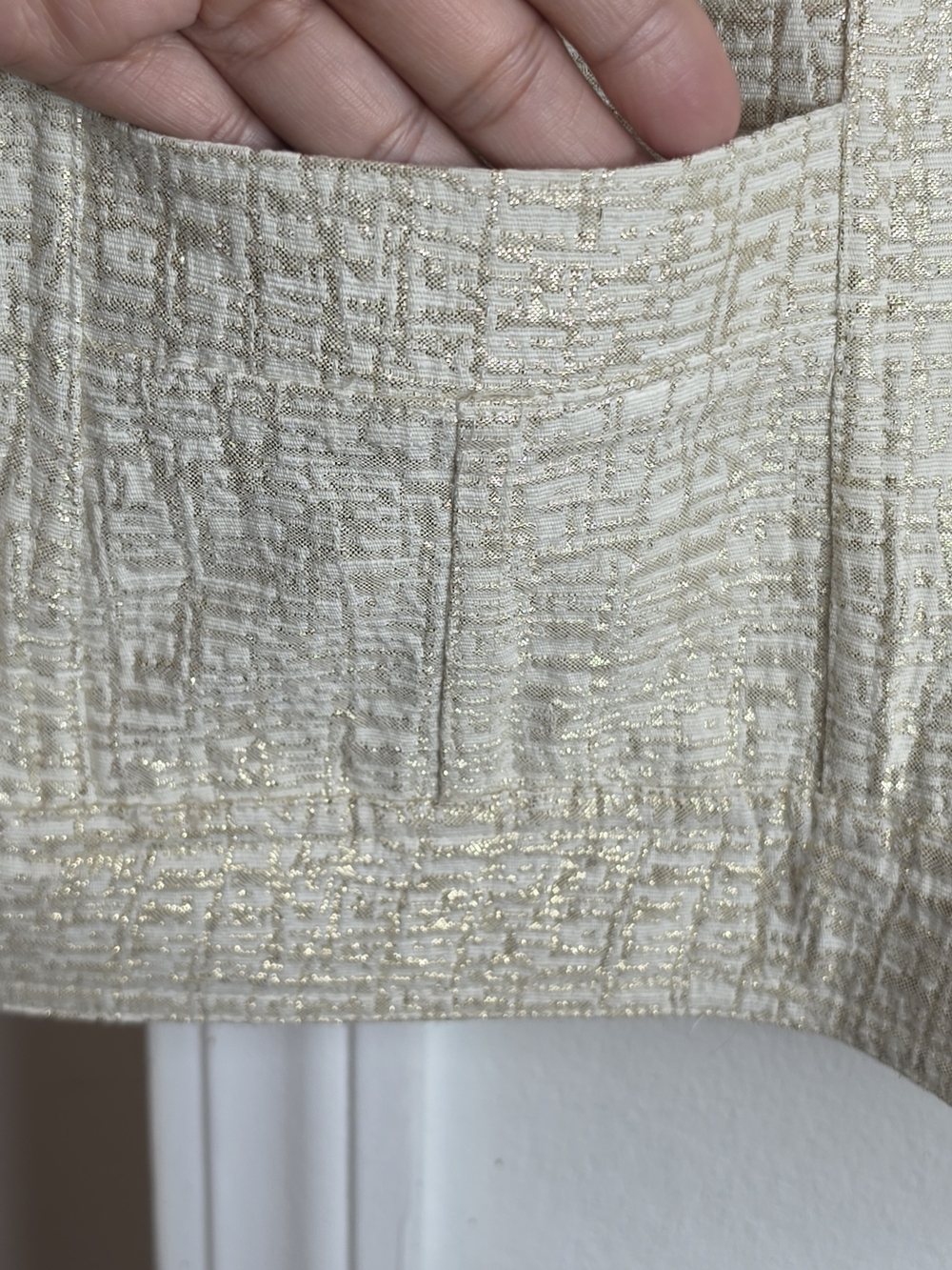 Ruby Rd. Cream Textured Embellished Blazer - Picture 8 of 10